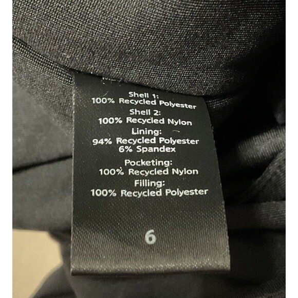 Moosejaw Womens 6 Pants Insulated Ski Snow Black Waterproof Outdoor Recycled NWT - Picture 4 of 12